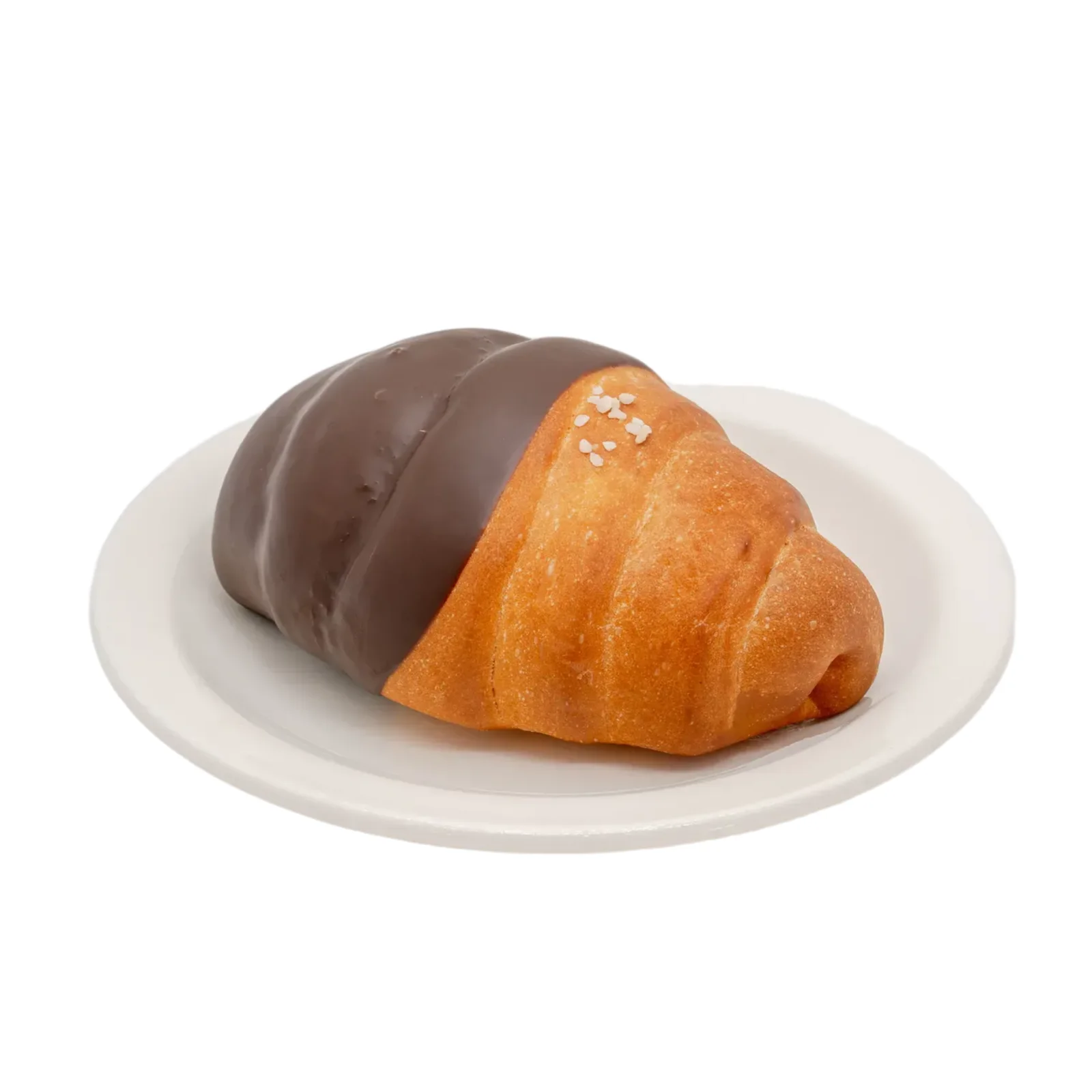 초코를 입힌 소금빵 메뉴 컷 촬영 예시