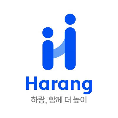하랑마케팅 세로형 영문 로고