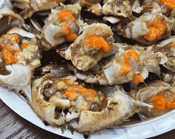 간장게장 상세페이지 상단 화면